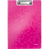 Leitz Klemmmappe Active Wow, DIN A4, PP, mit Klemmbügel, pink