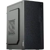 Akyga AK36BK, Micro Tower, PC, Schwarz, Flex-ATX, micro ATX, Mini-ITX, ABS Synthetik, Heimbüro