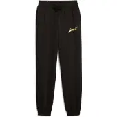 Puma Kinder Hose ESS+ SCRIPT Metallic Pants FL G