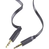 Speaka Professional SuperFlat 3.5 mm Klinke Anschlusskabel 0.5 m