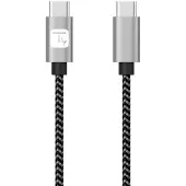 Techly ICOC MU2CC-005-AL, 0,5 m, USB C, USB C, USB 2.0, 0,48 Gbit/s, Grau, Schwarz