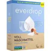 Everdrop Waschmittel Vollwaschmittel, Zitrone, Lavendel, Zeder, Pulver, ökologisch, ohne Plastik, 760g, Waschladungen 19