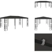 vidaXL Pavillon 3x6 m Anthrazit - Pavillons & Partyzelte