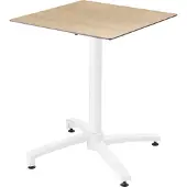 Oviala Gartentisch 60 x 60 cm neigbar Eiche Natur furniert - Opéra