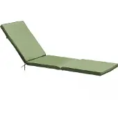 Oviala Business Liegenauflage aus Polyester, Kaktusgrün, 186 x 53 x 5 cm