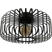 Bamyum Pendelleuchte I Cage I Wohnzimmer, E27, Hängelampe, Modern Vertigo Pendelleuchte, Schlafzimmer, Deckenleuchte Metall, Schlafzimmer Schwarz
