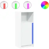 vidaXL LED-Sideboard Weiß 42,5x34x100 cm Holzwerkstoff
