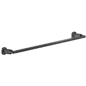 Gessi Inciso Handtuchhalter Achsabstand 60 cm, 58503707, Farbe: Metall Schwarz gebürstet PVD
