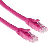 ACT IS1820, 20 m, Cat6, U/UTP (UTP), RJ-45, RJ-45, Pink