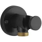 Gessi Emporio Via Manzoni Wand-Anschlussbogen 1/2, mit Brausehalter, 38761