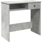 vidaXL Schreibtisch Betongrau 80x40x75 cm Holzwerkstoff