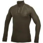 Woolpower Skipullover Zip Turtleneck Lite Pine Green Unisex-XXL