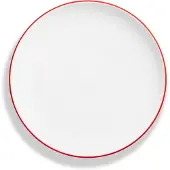 Gmundner Keramik Rubinroter Rand, Dessertteller Cup (Ø 20cm)