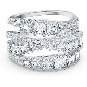 Swarovski Twist damen Ring Silber -twist-ring