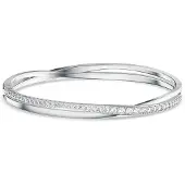 Swarovski Twist damen Armband Silber swarovski-twist-bangle