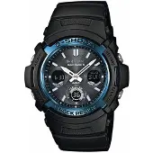 Casio AWG-M100A-1A, Armbanduhr, Polymer, Schwarz, Blau, CTL920, 5,2 cm, 1,49 cm