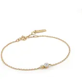 Ania Haie Spaced Out 925 Sterling Silberen Goldfarbene Armband AH-B045-01G-CZ