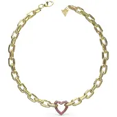 GUESS Beloved Pave Heart Halskette