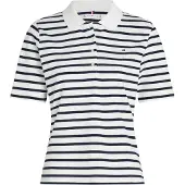Tommy Hilfiger Poloshirt "1985 REG PIQUE POLO" mit Logo-Stickerei, Seitenschlitze, Regular Fit