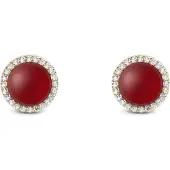 Daniel Wellington Audrey Red Agate Ohrringe DW00401404
