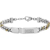 Diesel Steel Silberfarbene Armband DX1457931