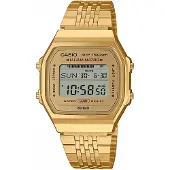 Casio ABL-100WEG-9AEF Vintage Iconic Digitaluhr Bluetooth Goldfarben