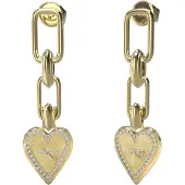 GUESS Love Me Tender Goldfarbene Ohrhänger JUBE03236JWYGT-U