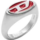 Diesel Silberfarbene Ring DX1444040