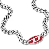 Diesel Steel Silberfarbene Kette DX1446040