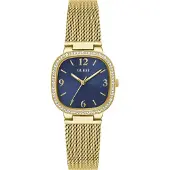 GUESS Damen Uhr Armbanduhr TAPESTRY GW0354L6 Edelstahl gold