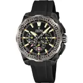 Festina F20726/3 Herrenuhr Chronograph Schwarz/Goldfarben