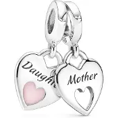 Pandora 799187C01 Silber Charm-Anhänger Mutter & Tochter