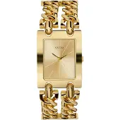 GUESS W1117L2 Damen-Armbanduhr, Edelstahl-Gehäuse, Metall-Armband