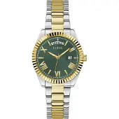 GUESS GW0308L5 Damenarmbanduhr Luna Bicolor/Grün