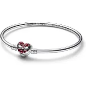 Pandora 592324C01 Damen-Armreif Spiderman Maske Silber 925