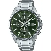 Casio Herrenuhr EFV-610D-3CVUEF Silber Grün