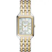 Fossil Damenuhr Women Uhr Square Dial ES5305 Quarz, Uhr ohne Stein