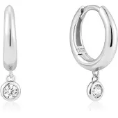 Ania Haie Sunshine Chaser 925 Sterling Silver Hoop earrings AH-E059-12H