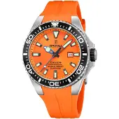 Festina Herren Uhr Casual Silikon Armbanduhr orange UF20664/4