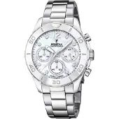 Festina Damen Uhr Casual Edelstahl Armbanduhr silber UF20603/1