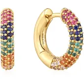 Ania Haie Pop Charms 925 Sterling Silberen Goldfarbene Ohrringe AH-E048-05G