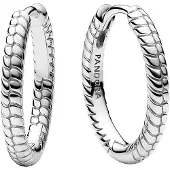 Pandora 292728C00 Damen-Creolen Ohrringe für Charms Silber 925