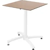 Oviala Gartentisch 60 x 60 cm neigbar Eiche hell furniert - Opéra