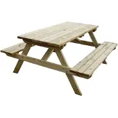 Rowlinson Picknickbank aus Holz für bis zu 6 Personen