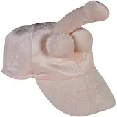 Huismerk Plüschmütze mit Penis - Zubehör für Junggesellinnenabschiede