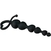 EasyToys - anale Perlen-Dildo (schwarz)