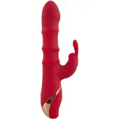 You2Toys Rabbit - Vibrator mit beweglichem Ring (rot)