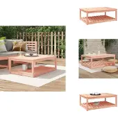 vidaXL Gartentisch 121x82,5x45 cm Massivholz Douglasie - Gartentische