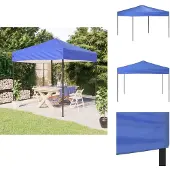 vidaXL Partyzelt Faltbar Blau 3x3 m - Pavillons & Partyzelte
