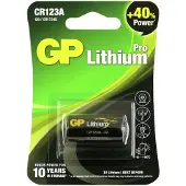 B2X GP CR123A Lithium-Batterie 3V, 1er-Pack